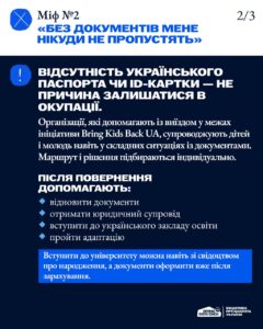 Вступ дітей та молоді з тимчасово окупованих територій України до закладів вищої освіти